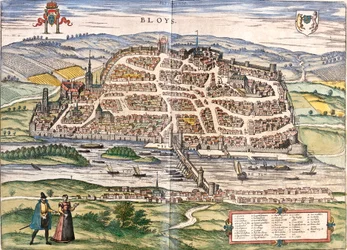 Plan de Blois (Bloys), France
