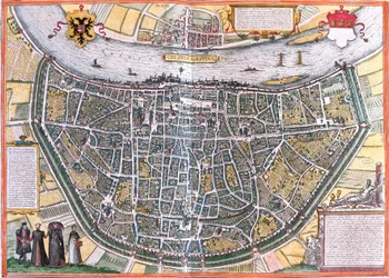 Plan de Cologne (Colonia Agrippa), Allemagne