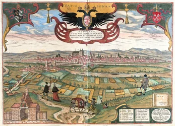 Ratisbonne avec les armoiries de l