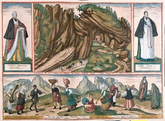 Tunnel de San Adrian ou Lizarrate : paysage dans les contreforts occidentaux des Pyrénées, au sud du golfe de Gascogne, Espagne
