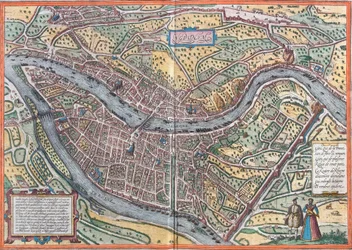 Vue de Lyon (Lugdunum), France