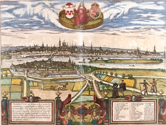 Vue de Maastricht, Pays-Bas