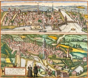 Vues de Constance (Contantia), Allemagne et St. Galli (Suisse)