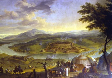 French : La prise de la forteresse de Gran en 1683