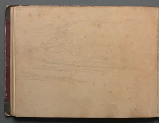 Album avec des vues de Rome et des environs, études de paysage, page 29b : Étude de paysage