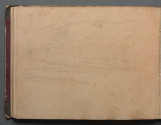 Album avec des vues de Rome et des environs, études de paysage, page 29b : Étude de paysage