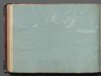 Album avec vues de Rome et des environs, études de paysage, page 36b : étude de nuages