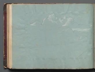 Album avec des vues de Rome et des environs, études de paysage, page 36b : Étude de nuages