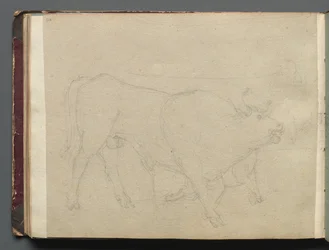 Album avec vues de Rome et des environs, études de paysages, page 51b : Étude d