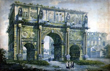 Arc de triomphe de Constantin, Rome