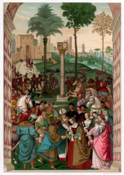 Énée Piccolomini présente Éléonore du Portugal à Frédéric III, 1502-1508, 1870