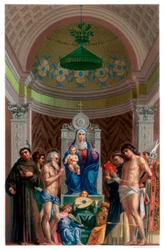Retable de San Giobbe, vers 1478, 1870