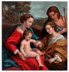 Le Mariage mystique de Sainte Catherine, 1526-1527 1870