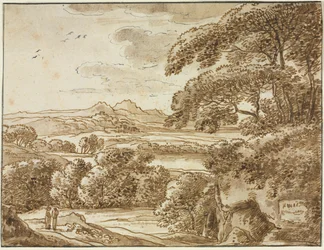 Paysage, vers 1780