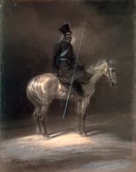 Cosaque à cheval, 1837