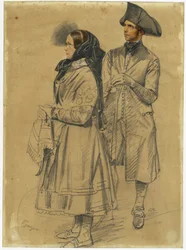 Couple de paysans du Spreewald