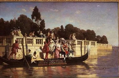 Une élégante partie de bateau