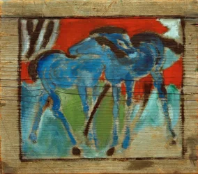 Poulains bleus
