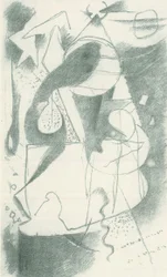 Franz Marc - Carnet de croquis pris sur le vif - Feuille 02