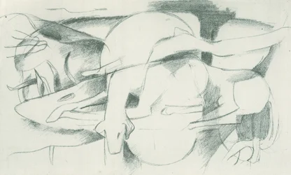 Franz Marc - Carnet de croquis pris sur le vif - Feuille 04