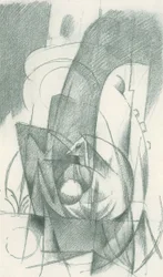 Franz Marc - Carnet de croquis pris sur le vif - Feuille 15