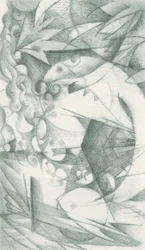 Franz Marc - Carnet de croquis pris sur le vif - Feuille 18