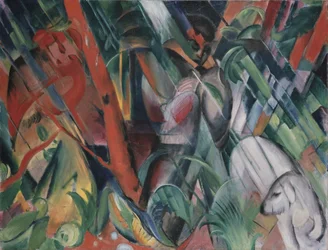 Sous la pluie, 1912