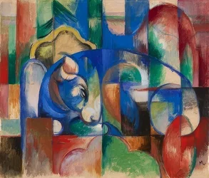 Taureau couché. 1913