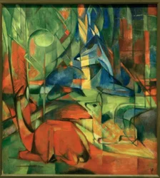 Cerfs dans la forêt II