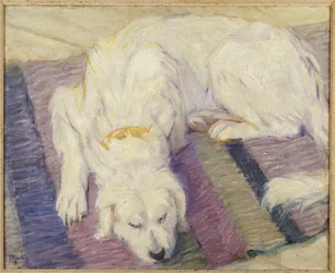 Chien endormi, 1909