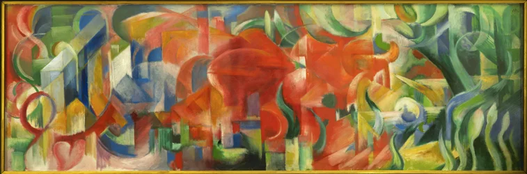 Spielende Formen (peinture sur toile)