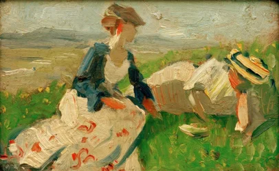 Deux femmes à la montagne