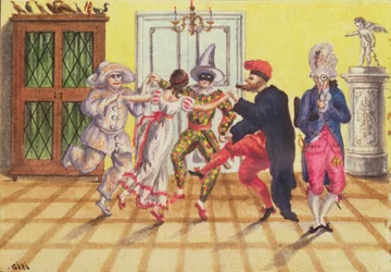 Pantomime du journal de Carl Baumann écrit 1813-25, 1813