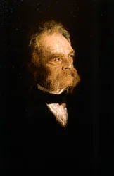Portrait de Carl Wilhelm Siemens (huile sur toile)