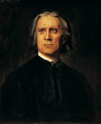 Portrait du compositeur et pianiste hongrois Franz Liszt