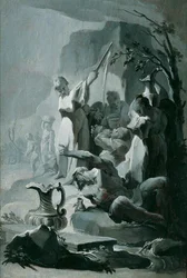 Le miracle de la source de Moïse