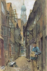 Une ruelle à Hambourg