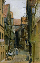 La Matthiasstrasse à Hambourg, 1891