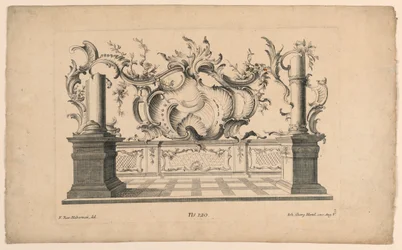 Motifs rocaille et soubassements, de l