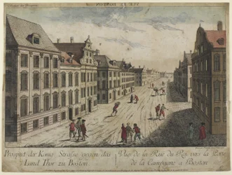 Vue de la Rue du Roi--Boston (1776)