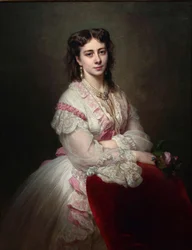 Portrait de la Comtesse Maria Branicka 1843-1918, née Princesse Sapieha, 1865