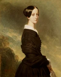 Portrait de Françoise Caroline de Bourbon Bragance, Princesse de Joinville