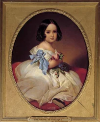 Portrait de Marie Charlotte Amélie de Saxe, Impératrice du Mexique (1840-1927)
