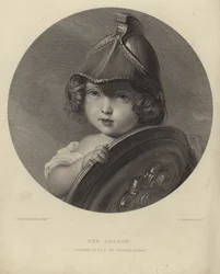 Princesse Hélène en Amazone