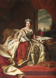 Reine Victoria, copiée par John Hanson Walker RA, 1879