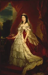 Princesse Augusta de Saxe-Weimar-Eisenach 1811-1890, Reine de Prusse, vers 1859