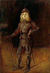 Marion Lenbach en armure