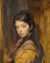 Jeune fille inconnue, Wilhelm Busch
