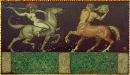 Amazone et centaure