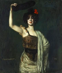 La danseuse Saharet